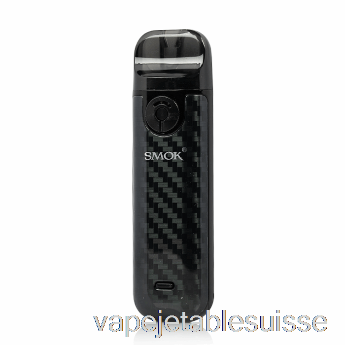 Vape Suisse Smok Novo 4 25w Kit Pod Fibre De Carbone Noir